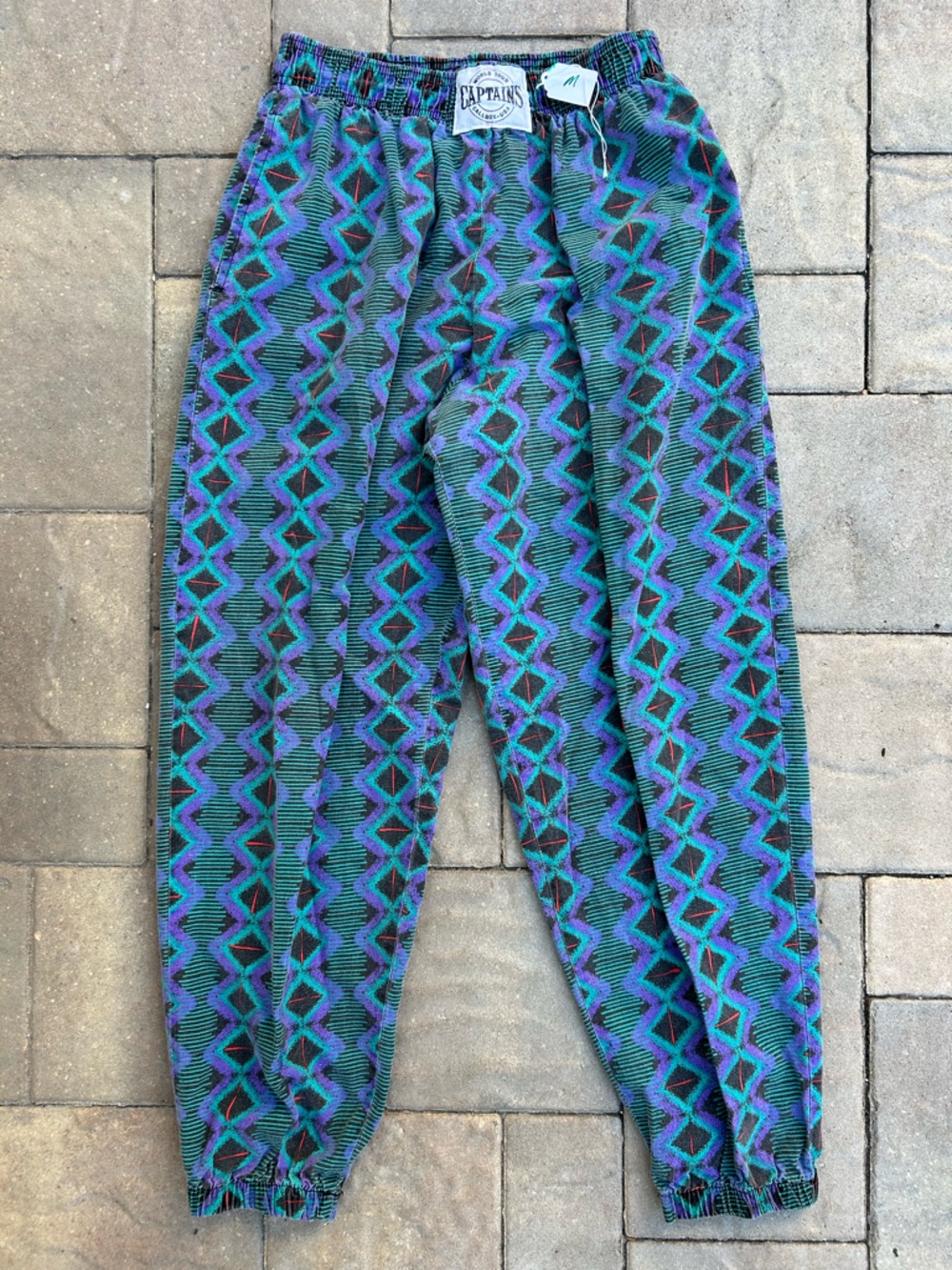 Vintage 90s Captains Hammer Retro Baggy Workout Pants